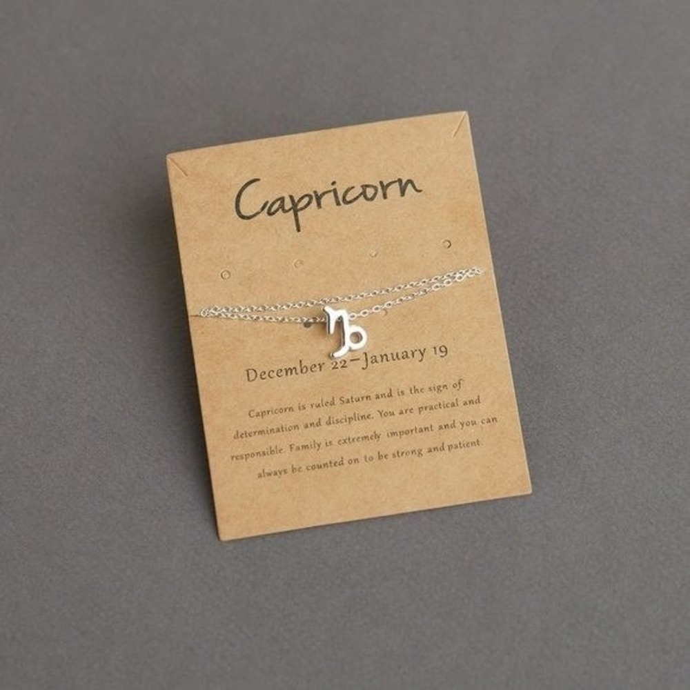 Wholesale qty 125+ Zodiac Pendant Anklets Women OS Astrology Symbol Dainty - Picture 2 of 9